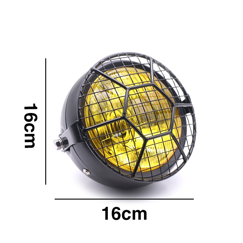 retro-motorcycle-side-mount-headlight-with-head-light-lamp-mesh-grille-cover-mask-cruiser-chopper-cafe-racer-bobber-tour