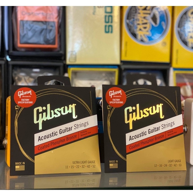 สายกีต้าร์โปร่ง-gibson-super-ultra-lights-เบอร์10-และเบอร์-11-มีแบบเคลือบรุ่นใหม่-รับประกันของแท้-100-usa-ส่งด่วน