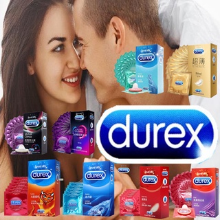 ภาพหน้าปกสินค้าสินค้าพร้อมส่ง Durex ถุงยางอนามัยดูเร็กซ์ หลายรุ่น 10 -12ชิ้น/กล่อง(ไม่ระบุบชื่อสินค้า) ที่เกี่ยวข้อง