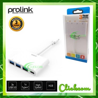 Prolink USB-C TO USB 3.0 HUB + USB-C  MP-462Prolink USB-C TO 2xUSB 3.0 +HDMI+USB-C Ethernet MP- 462-V2