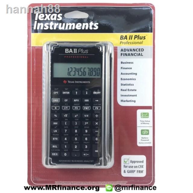 ♂ Texas Instruments TI BA II Plus ( Professional) New Model แพคUSA แถม ...