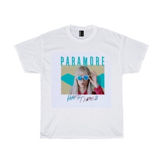 Paramore เสื้อยืด ผ้าฝ้าย พิมพ์ลาย สไตล์วินเทจ