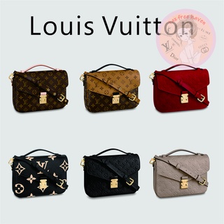 Shopee ลดกระหน่ำ 🔥ของแท้ 100% 🎁Louis Vuitton Brand New POCHETTE MéTIS Bag