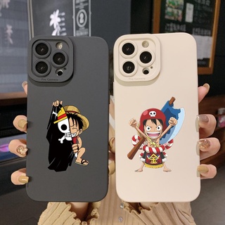 เคสโทรศัพท์มือถือ ขอบสี่เหลี่ยม ลาย One Piece Luffy สําหรับ Xiaomi Redmi Note 11 Pro 5G 11S 10 Pro 4G 10S Redmi 10C 9C