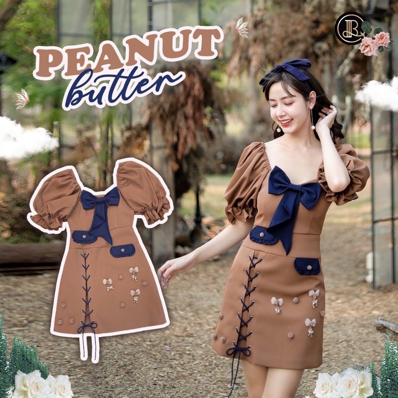♥New In Pack Peanut Butter Dress size S from blt Shopee Thailand