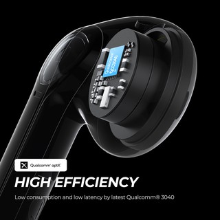 SoundPEATS TrueAir2 หูฟังบลูทูธ V5 2 ไร้สาย พร้อม Qualcomm QCC3040 ไมโครโฟนคู่ และ CVC ลดเสียงรบกวน เวอร์ชั่นใหม่และเกมโหมด  img 2