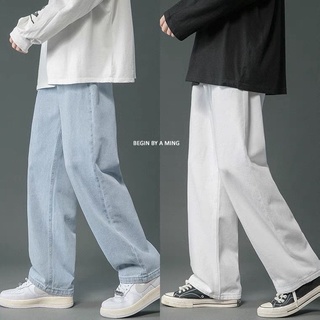 ภาพหน้าปกสินค้ากางเกงยีนส์ผู้ชายทรงตรงหลวมสไตล์เกาหลี 3สีแมทช์ง่าย ที่เกี่ยวข้อง