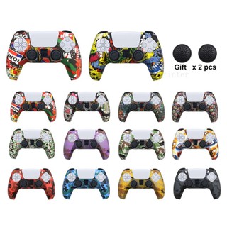 PS5 : สินค้าพร้อมส่ง ซิลิโคนหุ้มจอย เคสจอย SILICONE CASE DUALSENSE PS5 CONTROLLER !!!!!!ฟรี ที่หุ้มอนาล็อค