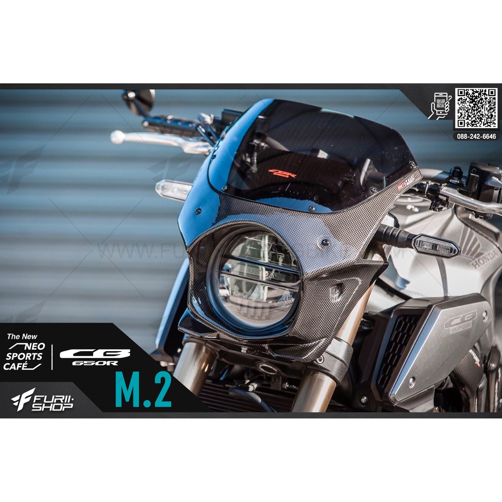 Mate to order 15-30Days] หน้ากากชิว MOTOZAAA FOR HONDA CB650R M.2  (เลือกสีได้) | Shopee Thailand