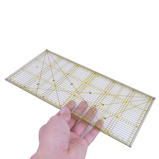 ACT❤30 X 15cm Durable Clear Acrylic Quilt Ruler Handmade Patchwork Acrylic Measuring Sewing Rulers