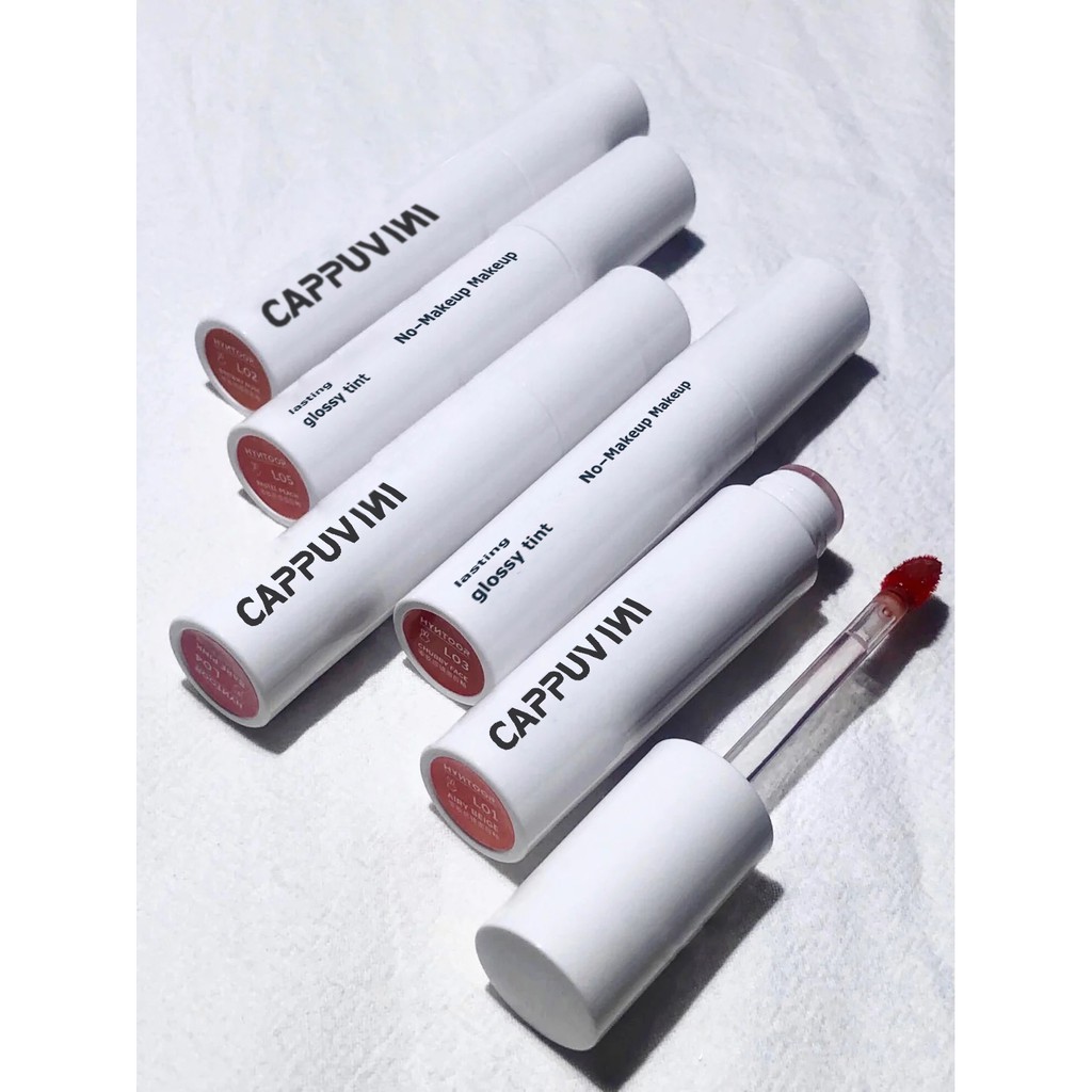 พร้อมส่ง-cappuvini-ลิปกลอส-3d-ให้ความชุ่มชื้น-เครื่องสําอาง