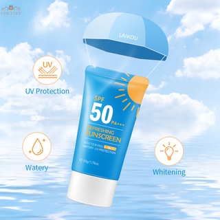 Dreamer LAIKOU ครีมกันแดด ไวท์เทนนิ่ง ให้ความชุ่มชื้น กันน้ํา ป้องกันรังสียูวี SPF50+