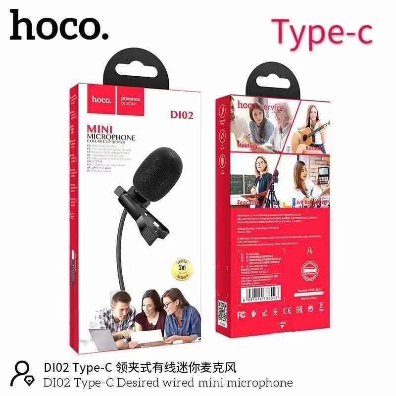 Hoco D102 ไมค์ไลค์สด สำหรับไอโฟน iphone,Micro,Type-c แท้100% | Shopee ...