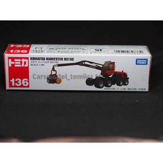 Tomica No.136 Komatsu Harvester 931 XC