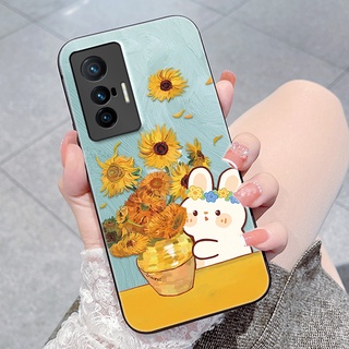 Dmy เคสโทรศัพท์มือถือกระจกนิรภัย ลายน่ารัก สําหรับ vivo Y76 Y15 Y12 Y17 Y19 Y20i Y21 Y12S Y11 Y20S V21e V23e V20se V20 pro V21 V17 V19 V15 V11i S1 pro X50 X60 X70 X60 X50 X30 Y91 Y95 Y85 Y81 Y83 Y93