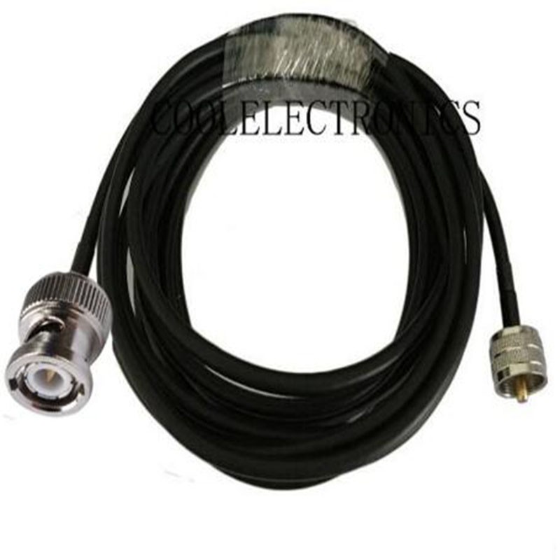 RG58 Coaxial Cable With N Male Angle To SMB Female Connector – Choose Your Length From 1 To 10 Feet. Great For RF, Antenna, Or Radio Setups.