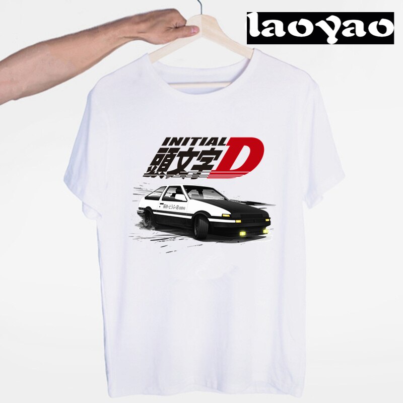 เสื้อยืดโอเวอร์ไซส์ดริฟท์ญี่ปุ่น-ae86-initial-ds-3xl