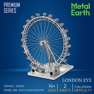 โมเดลโลหะ 3 มิติ ลอนดอนอาย LONDON EYE ICX019 แบรนด์ Metal Earth สินค้าเป็นแผ่นโลหะประกอบเอง สินค้าพร้อมส่ง