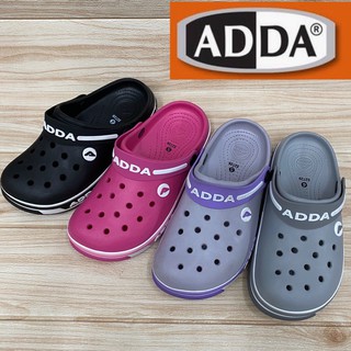 สินค้า ADDA  รองเท้าหัวโต 52729  สีดำ/เทา/ม่วง:ชมพูบานเย็น