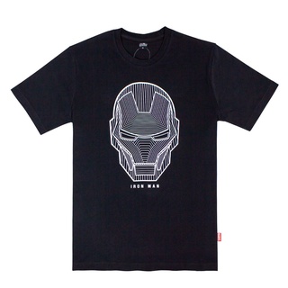 เสื้อยืดแฟชั่น⊕✔Marvel Men Avengers Iron men -T Shirt เสื้อยืดไอร่อนแมนผู้ชายเทคนิค UV  สินค้าลิขสิทธ์แท้100% characters
