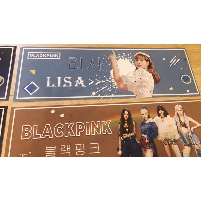 สโลแกน-black-pink-ป้ายเชียร์-ป้ายตกแต่งห้อง