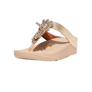 FITFLOP FINO รองเท้าแตะแบบหูหนีบผู้หญิง รุ่น EO4-675 สี Platino