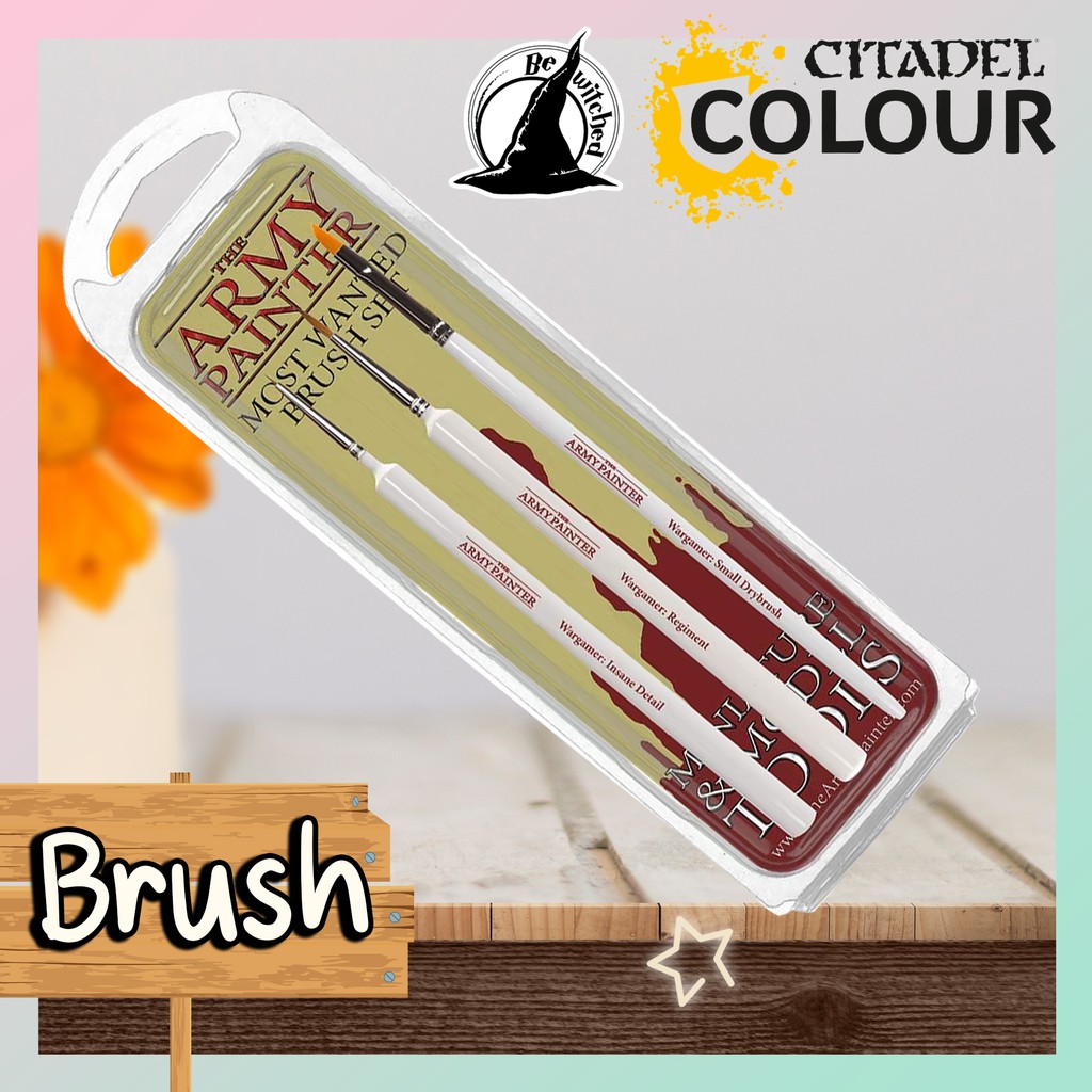 [Brush] Army Painter Most Wanted Brush Set Shopee Thailand