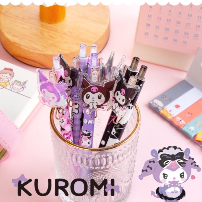 1pc-ปากกาลูกลื่น-kuromi-0-5-มม-ลายการ์ตูนคุโรมิน่ารัก-สไตล์ญี่ปุ่น-เครื่องเขียน-ของขวัญ