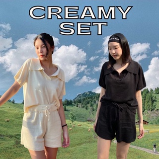 amust.co | creamy set ชุดเซทเสื้อกางเกง