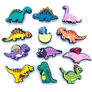 Crocs Jibbitz Dinosaur series shoe buckle Garden shoes flower beach shoes shoe flower decoration accessories PVC hole shoe buckle flower shoe buckle accessories