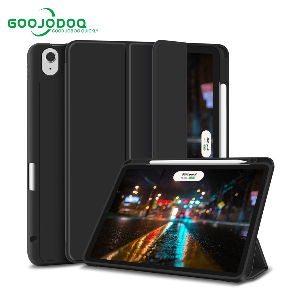 ภาพหน้าปกสินค้าGOOJODOQ Air4 10.9 เคสแบบพับได้พร้อมที่ใส่ปากกา