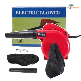 MOLITA เครื่องเป่าลม ดูดฝุ่น ล้างแอร์ 600W -รุ่น4014N สีแดง พร้อมถุงเก็บฝุ่น