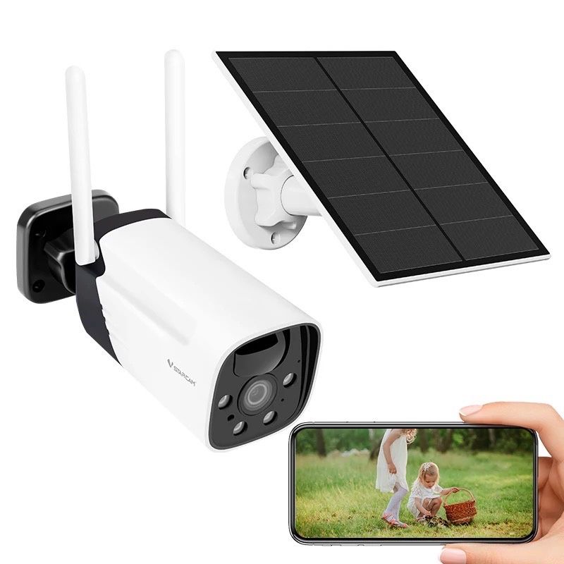 Wireless Outdoor Solar Cell IP Camera VStarcam สี 24 ชม. # CB11-TZ (3 ...