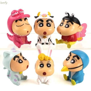 ภาพหน้าปกสินค้าSHINCHAN Lanfy ตุ๊กตาฟิกเกอร์รูปการ์ตูนจระเข้ 6 ชิ้น ที่เกี่ยวข้อง