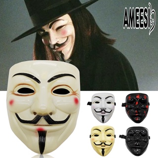 หน้ากากคอสเพลย์ Ameesi สามารถปรับได้ ป้องกันการเสียรูป สําหรับตกแต่งปาร์ตี้ฮาโลวีน