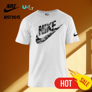 เสื้อครอปสายฝอ - เสื้อยืด NIKE Unisex Overruns Tshirt สําหรับผู้ชายผ้าฝ้ายผู้ชายเสื้อยืดคอกลม