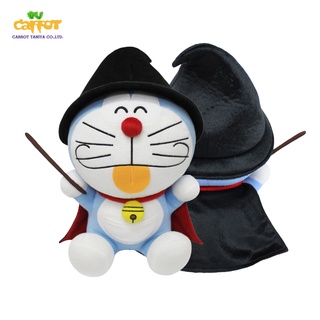 Carrottaniya DORAEMON  ตุ๊กตาโดเรมอนใส่ชุดแม่มด ขนาด 12 นิ้ว โดราเอม่อน (สินค้าลิขสิทธิ์แท้ จากโรงงานผู้ผลิต)