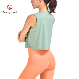【Beautytrend】 เสื้อกล้ามแขนกุด ทรงหลวม เป็นมิตรกับผิว สําหรับออกกําลังกาย