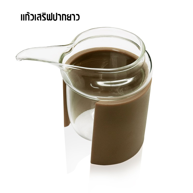 แก้วเสริฟปากยาว-สำหรับเสริฟครีมฟองนม-กาแฟ