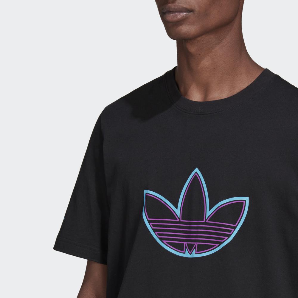 เสื้อยืดใหม่adidas-originals-adidas-sprt-outline-logo-tee-ผู้ชาย-สีดำ-he4683s-3xl