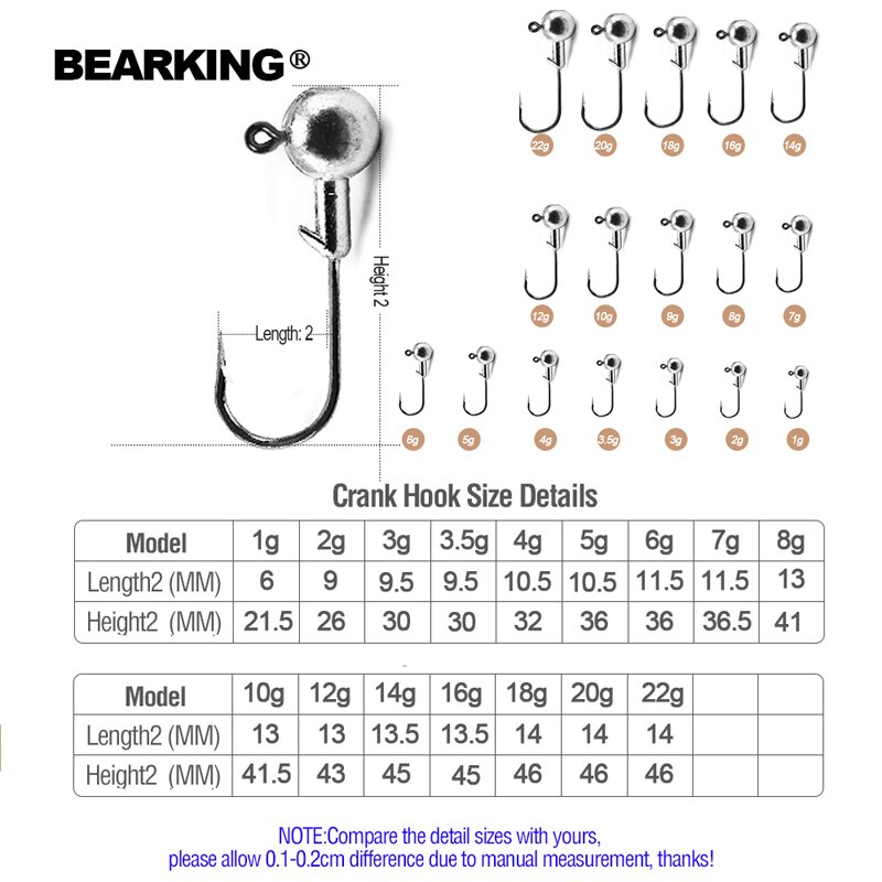 bearking-เหยื่อตกปลา-1-กรัม-2-กรัม-3-กรัม-4-กรัม-5-กรัม-6-กรัม-7-กรัม-10-กรัม-20-กรัม-22-กรัม