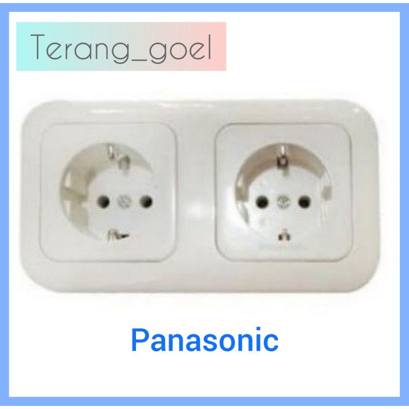 Panasonic Double Socket Non CP Built-in / Double Socket WEJP 113227-7 ...