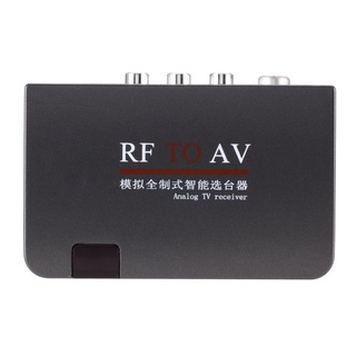 อะแดปเตอร์รับสัญญาณทีวีอนาล็อก RF เป็น AV พอร์ต USB ขนาดเล็ก แบบพกพา พร้อมสายเคเบิลวิดีโอ