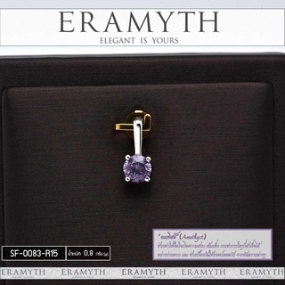 Eramyth Jewelry จี้เงินแท้ 92.5% จี้ฝังเพชรเม็ดเดียว สวิสCZ  SF-0083-R