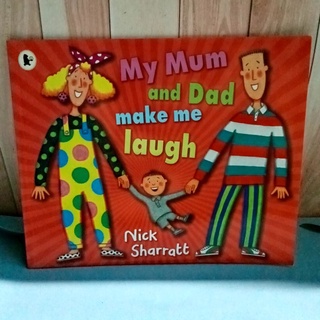 หนังสือปกอ่อน My Mum and Dad make me Laugh  มือสอง