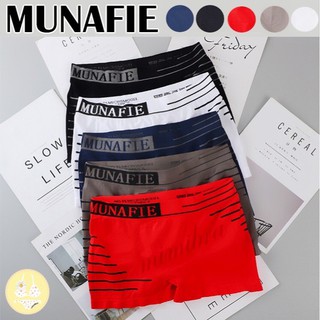 สินค้า กางเกงในชาย [MU Free size 26-42\" นิ้ว NoBag #1ในไทย] ร้านไทย Boxer Fashionญี่ปุ่น ผ้าผสมspendex บ็อกเซอร์ MEN Underwear