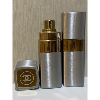 Chanel No.19 Aluminum Case 50ml EDC Spray Luxury and Beautiful Refillable VINTAGE Extremely Rare Used unboxed