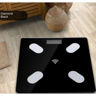 Bluetooth weighing scale เครื่องชั้งน้ำหนักดิจิตอลพร้อมแสดงมวลไขมัน