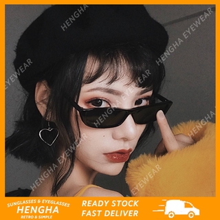 ภาพหน้าปกสินค้า【HENGHA】COD แว่นตากันแดดสไตล์แฟชั่นเกาหลีสำหรับผู้หญิงสี่เหลี่ยมผืนผ้าสไตล์ย้อนยุคสำหรับผู้หญิงแว่นตาป้องกัน UV400 ที่เกี่ยวข้อง