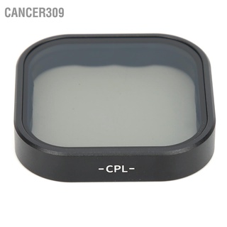 Cancer309 TELESIN CPL Polarizing Filter Optical Glass Lens with Frame for GoPro Hero 9 Camera